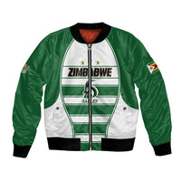 Custom Zimbabwe Rugby 3rd Africa Cup Bomber Jacket The Sables Back-to-Back Champions