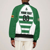 Custom Zimbabwe Rugby 3rd Africa Cup Bomber Jacket The Sables Back-to-Back Champions