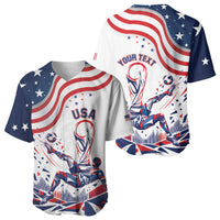 Personalized Soccer USA Baseball Jersey US Dynamic Stylized