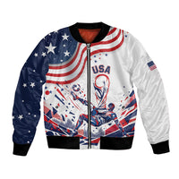 Personalized Soccer USA Bomber Jacket US Dynamic Stylized