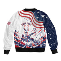 Personalized Soccer USA Bomber Jacket US Dynamic Stylized