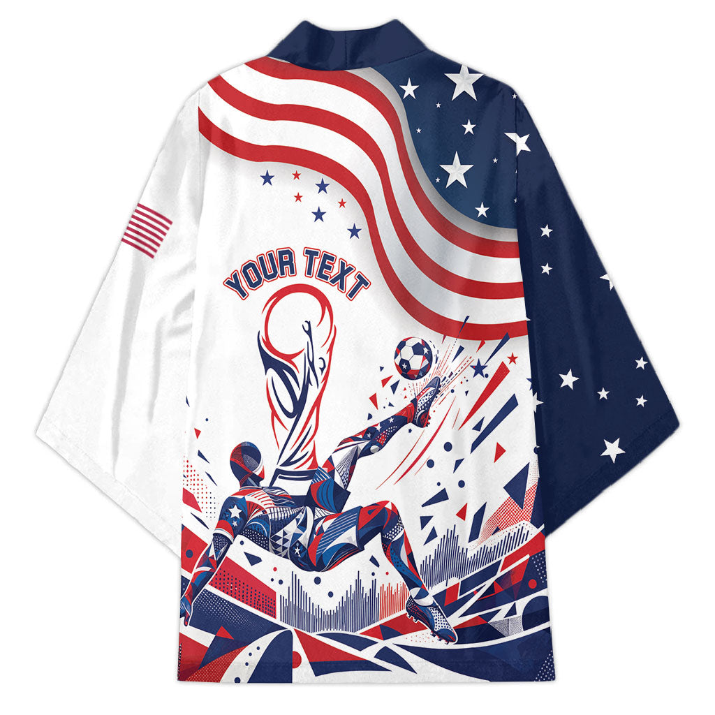 Personalized Soccer USA Kimono US Dynamic Stylized