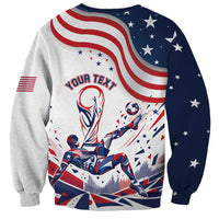 Personalized Soccer USA Sweatshirt US Dynamic Stylized