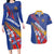 Armenia Couples Matching Long Sleeve Bodycon Dress and Hawaiian Shirt Mek Azg Mek Mshakouyt - Wonder Print Shop