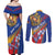 Armenia Couples Matching Off Shoulder Maxi Dress and Long Sleeve Button Shirt Mek Azg Mek Mshakouyt - Wonder Print Shop