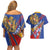 Armenia Couples Matching Off Shoulder Short Dress and Hawaiian Shirt Mek Azg Mek Mshakouyt - Wonder Print Shop