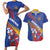 Armenia Couples Matching Short Sleeve Bodycon Dress and Hawaiian Shirt Mek Azg Mek Mshakouyt - Wonder Print Shop