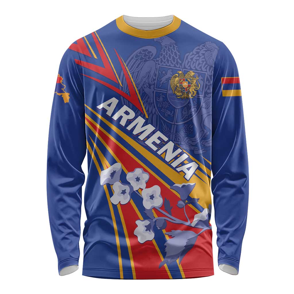 Armenia Long Sleeve Shirt Mek Azg Mek Mshakouyt - Wonder Print Shop