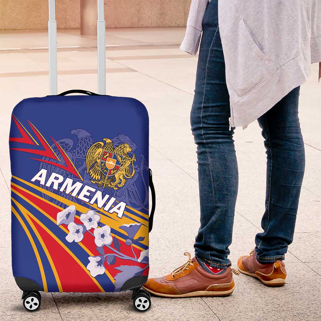 Armenia Luggage Cover Mek Azg Mek Mshakouyt - Wonder Print Shop