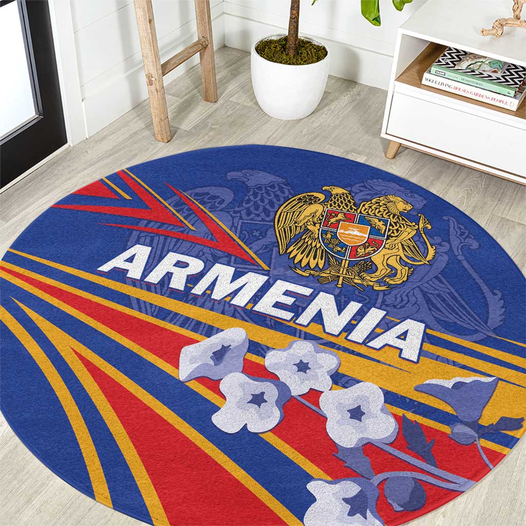 Armenia Round Carpet Mek Azg Mek Mshakouyt