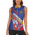 Armenia Women Sleeveless Polo Shirt Mek Azg Mek Mshakouyt - Wonder Print Shop