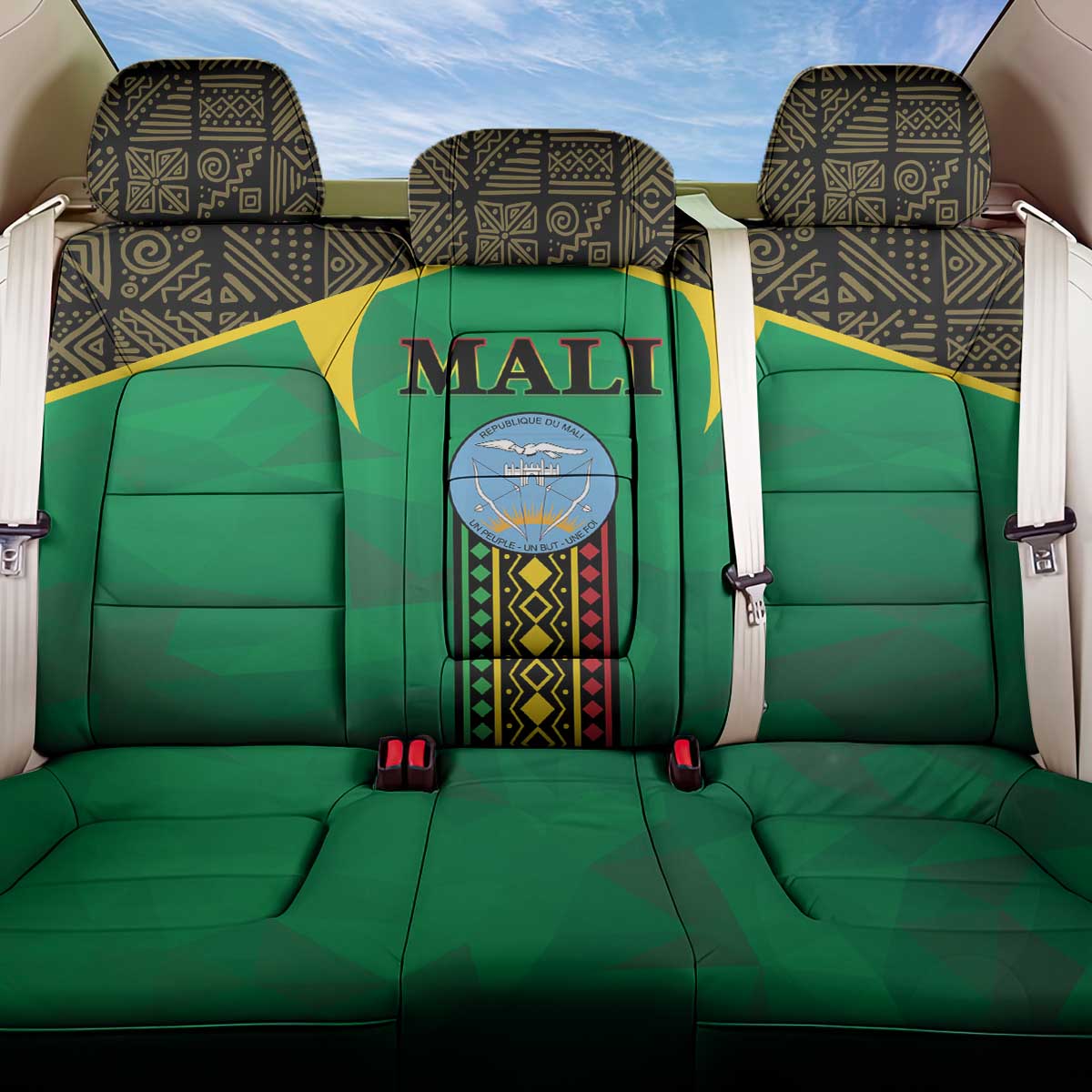 Mali Back Car Seat Cover Mali ka Fasojamana - Wonder Print Shop