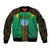 Mali Sleeve Zip Bomber Jacket Mali ka Fasojamana - Wonder Print Shop