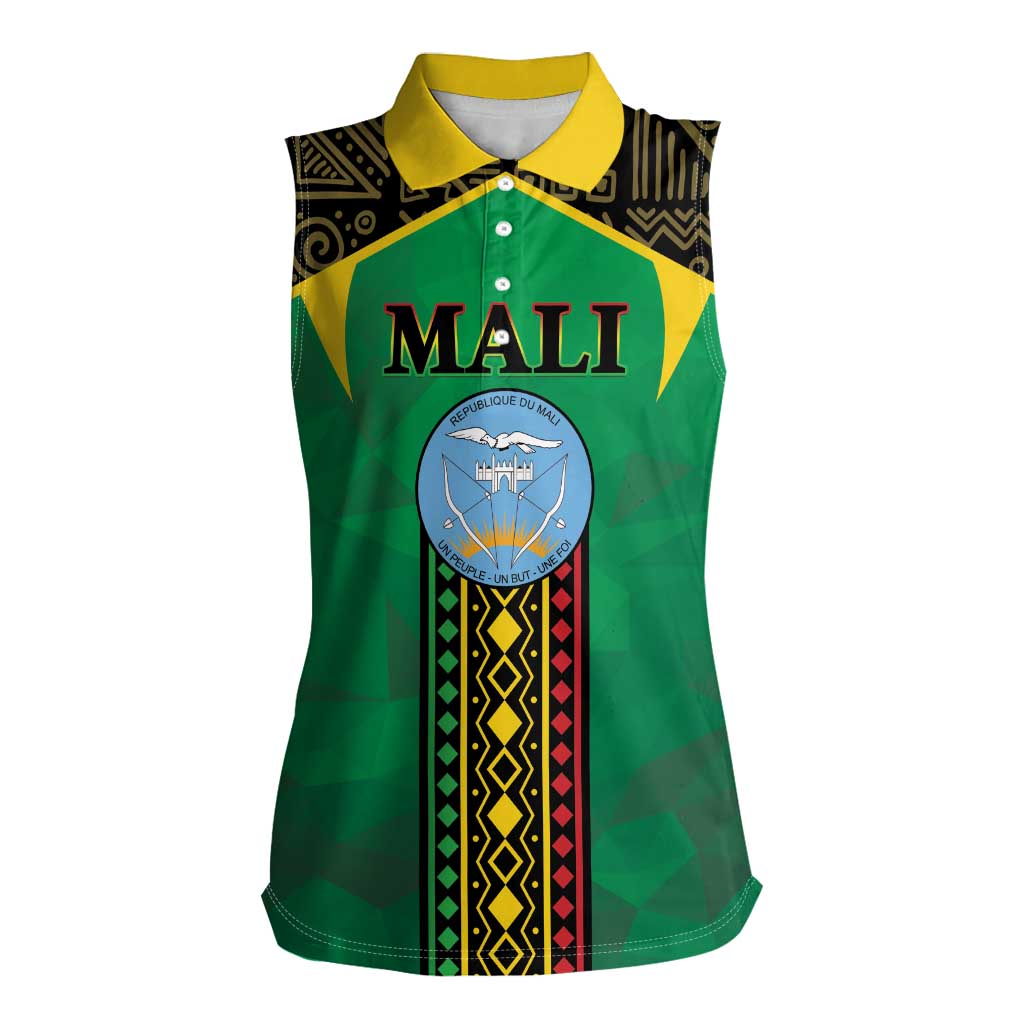 Mali Women Sleeveless Polo Shirt Mali ka Fasojamana