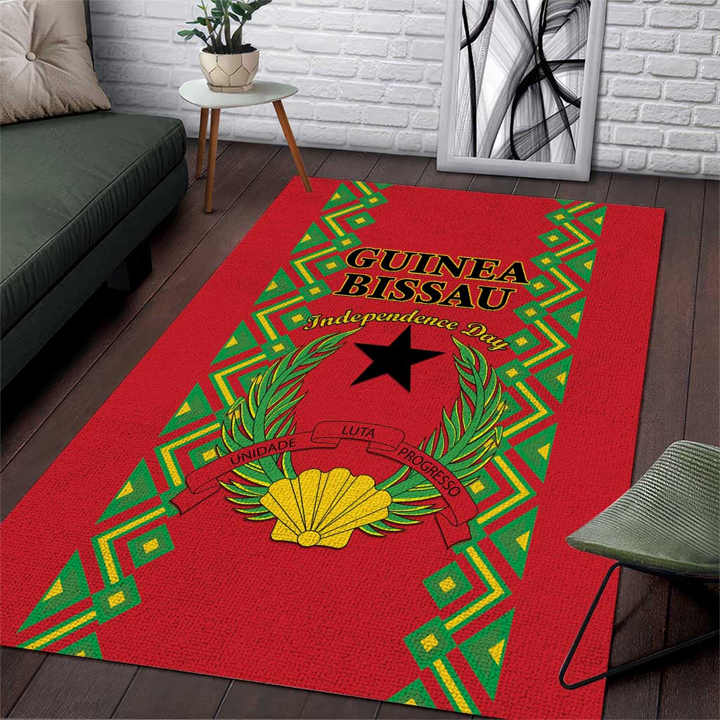 Guinea-Bissau Area Rug Unidade Luta Progresso - Wonder Print Shop