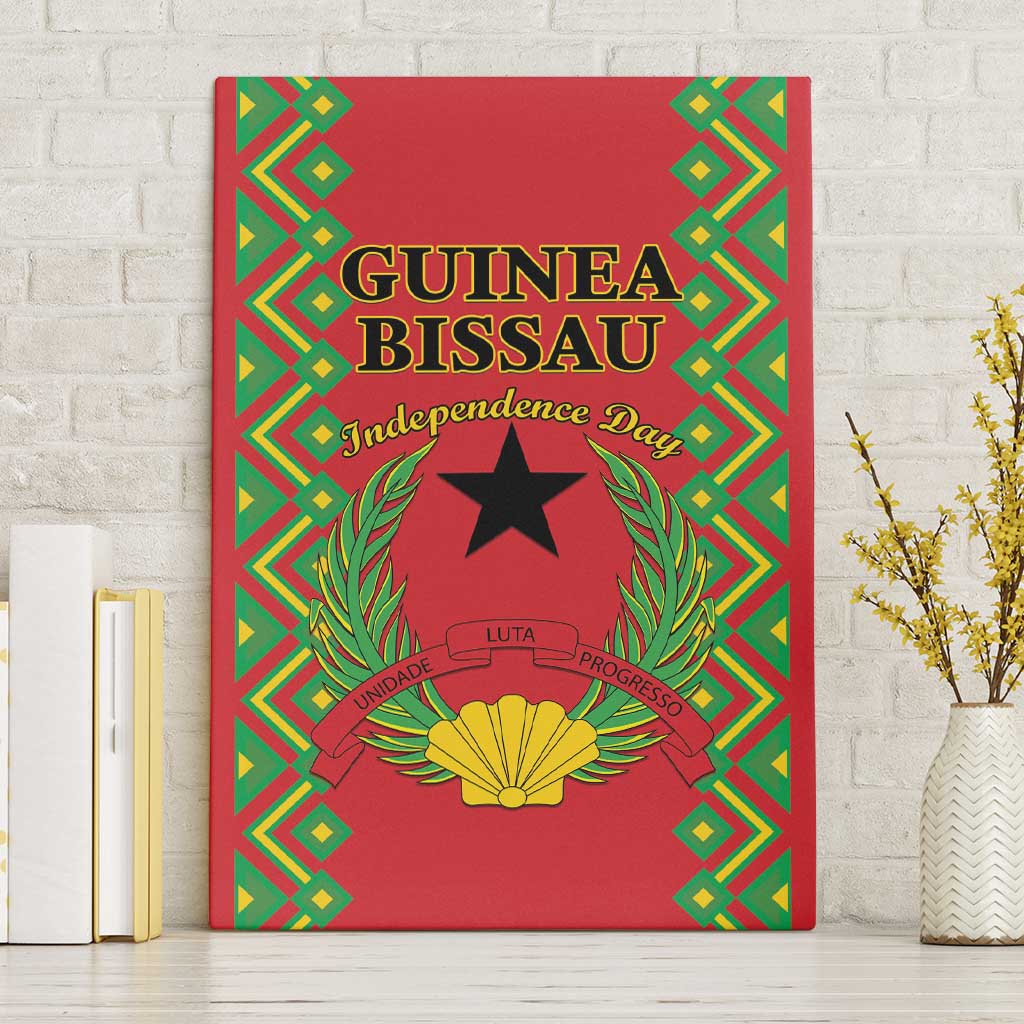 Guinea-Bissau Canvas Wall Art Unidade Luta Progresso - Wonder Print Shop