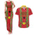 Guinea-Bissau Couples Matching Tank Maxi Dress and Hawaiian Shirt Unidade Luta Progresso - Wonder Print Shop