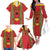 Guinea-Bissau Family Matching Off The Shoulder Long Sleeve Dress and Hawaiian Shirt Unidade Luta Progresso - Wonder Print Shop