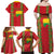 Guinea-Bissau Family Matching Off Shoulder Maxi Dress and Hawaiian Shirt Unidade Luta Progresso - Wonder Print Shop