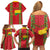 Guinea-Bissau Family Matching Off Shoulder Short Dress and Hawaiian Shirt Unidade Luta Progresso - Wonder Print Shop