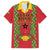 Guinea-Bissau Family Matching Off Shoulder Short Dress and Hawaiian Shirt Unidade Luta Progresso - Wonder Print Shop