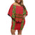 Guinea-Bissau Family Matching Off Shoulder Short Dress and Hawaiian Shirt Unidade Luta Progresso - Wonder Print Shop