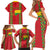 Guinea-Bissau Family Matching Short Sleeve Bodycon Dress and Hawaiian Shirt Unidade Luta Progresso - Wonder Print Shop