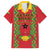 Guinea-Bissau Family Matching Short Sleeve Bodycon Dress and Hawaiian Shirt Unidade Luta Progresso - Wonder Print Shop