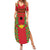 Guinea-Bissau Family Matching Summer Maxi Dress and Hawaiian Shirt Unidade Luta Progresso - Wonder Print Shop