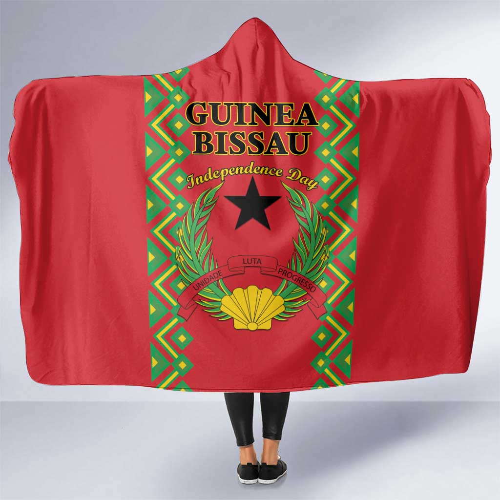 Guinea-Bissau Hooded Blanket Unidade Luta Progresso