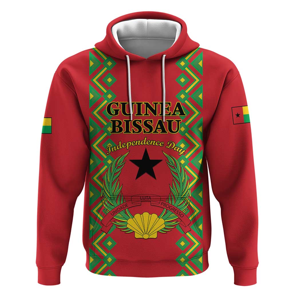 Guinea-Bissau Hoodie Unidade Luta Progresso - Wonder Print Shop