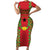 Guinea-Bissau Short Sleeve Bodycon Dress Unidade Luta Progresso - Wonder Print Shop