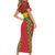 Guinea-Bissau Short Sleeve Bodycon Dress Unidade Luta Progresso - Wonder Print Shop