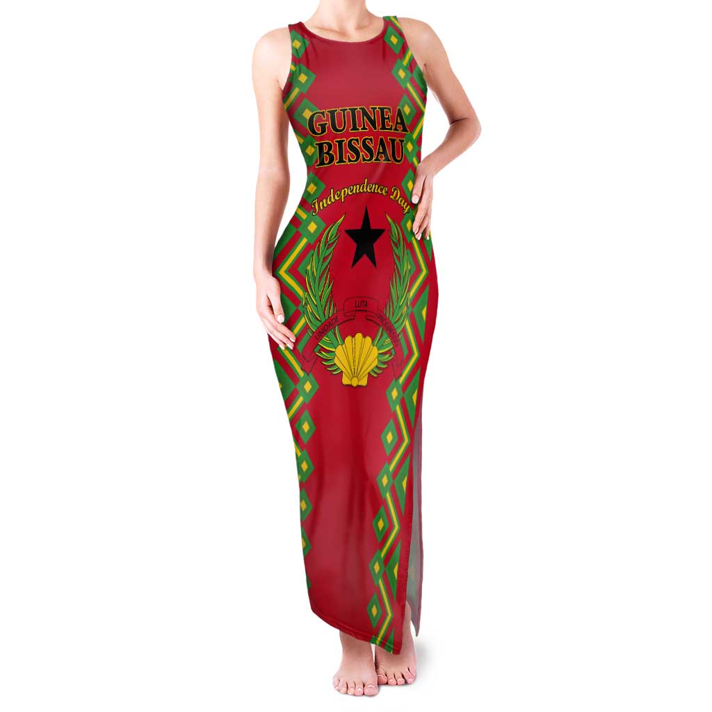 Guinea-Bissau Tank Maxi Dress Unidade Luta Progresso - Wonder Print Shop