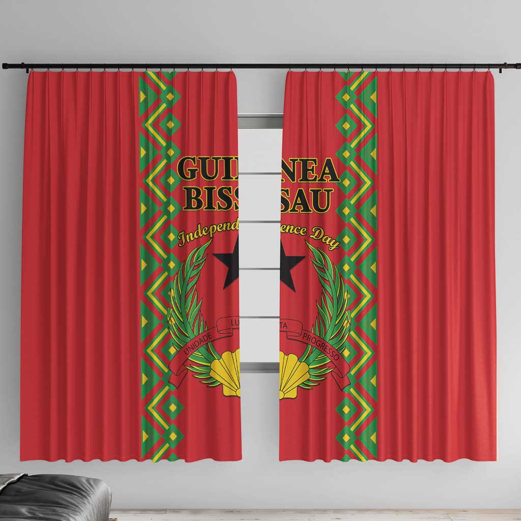 Guinea-Bissau Window Curtain Unidade Luta Progresso - Wonder Print Shop