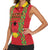 Guinea-Bissau Women Sleeveless Polo Shirt Unidade Luta Progresso - Wonder Print Shop