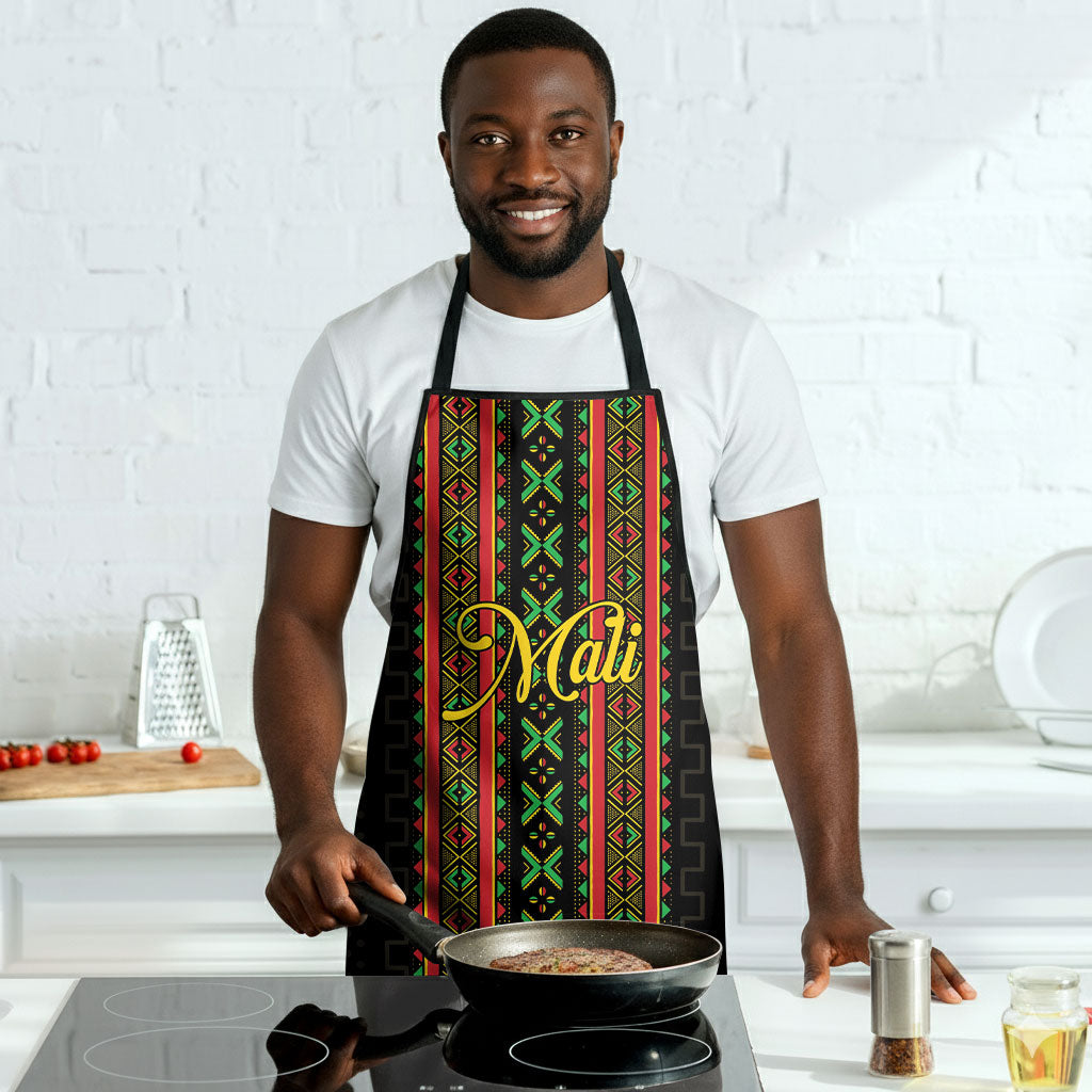 Mali Bogolanfini African Pattern Apron