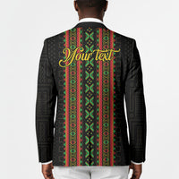 Personalized Mali Bogolanfini African Pattern Blazer