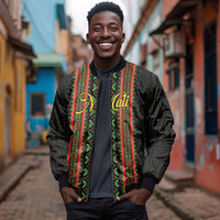 Personalized Mali Bogolanfini African Pattern Bomber Jacket