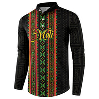 Personalized Mali Bogolanfini African Pattern Button Sweatshirt