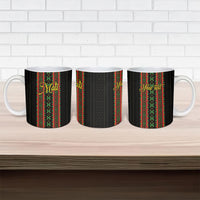 Personalized Mali Bogolanfini African Pattern Ceramic Mug