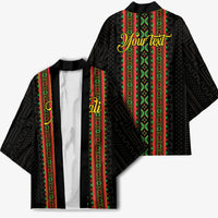 Personalized Mali Bogolanfini African Pattern Kimono