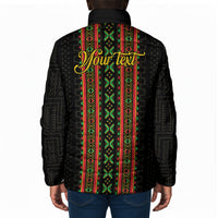 Personalized Mali Bogolanfini African Pattern Padded Jacket