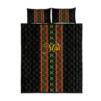 Mali Bogolanfini African Pattern Quilt Bed Set