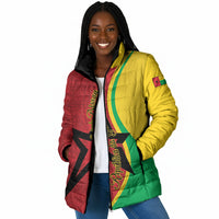 Personalized Guinea-Bissau Padded Jacket Happy Independence Day