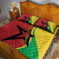 Guinea-Bissau Quilt Bed Set Happy Independence Day