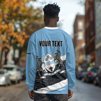 Personalized Botswana 2026 Long Sleeve Shirt 60th Anniversary
