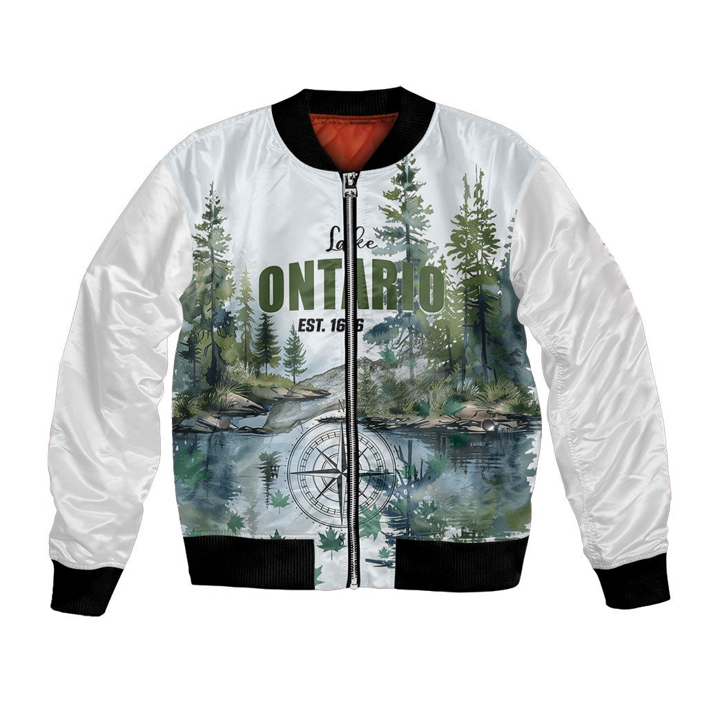 Lake Ontario Est 1656 Bomber Jacket Always Was Always Will Be