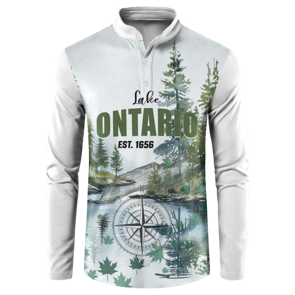 Lake Ontario Est 1656 Button Sweatshirt Always Was Always Will Be