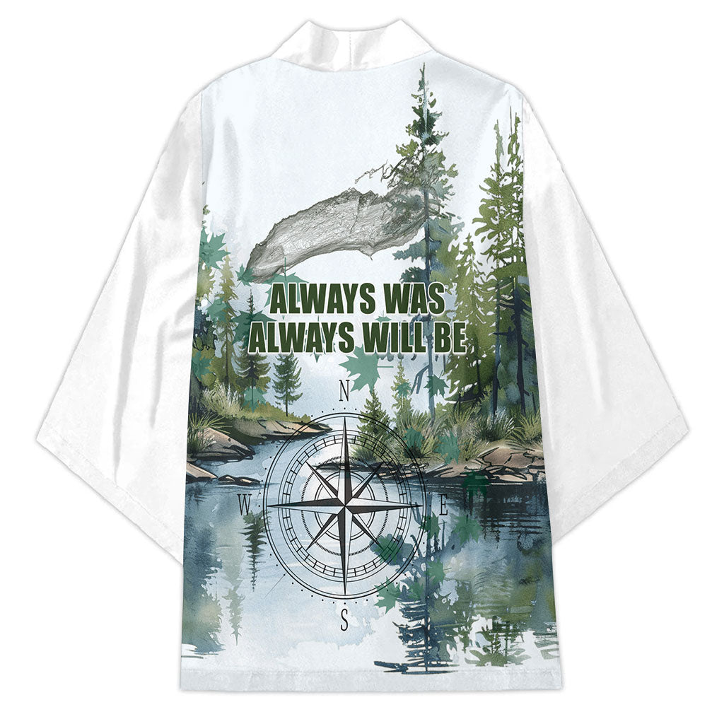 Lake Ontario Est 1656 Kimono Always Was Always Will Be